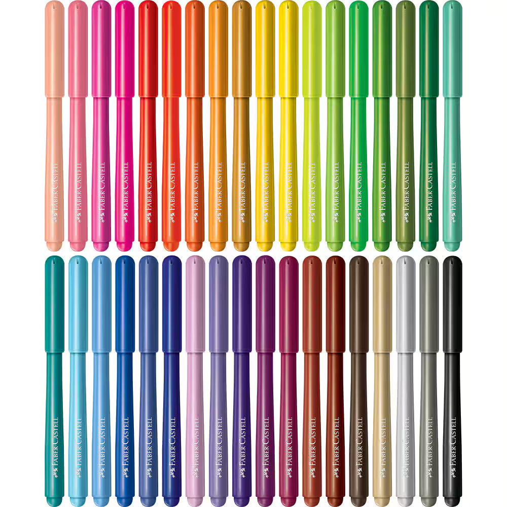 Caneta hidrográfica 36 cores, Vai e Vem - CX 1 UN