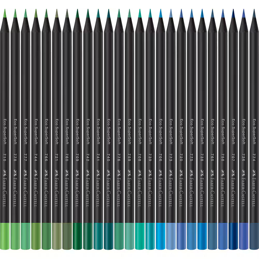 Lápis de Cor SuperSoft 100 Cores, Faber-Castell - CX 1 UN