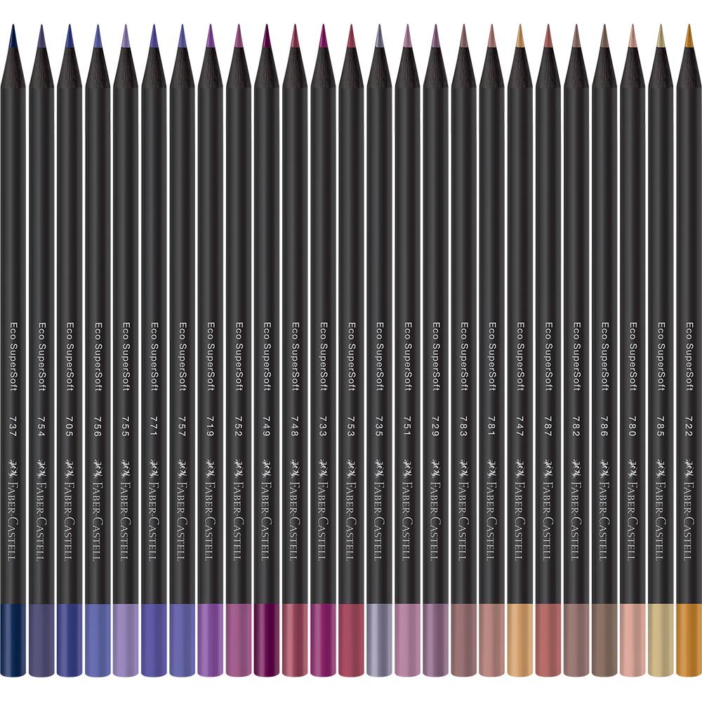 Lápis de Cor SuperSoft 100 Cores, Faber-Castell - CX 1 UN