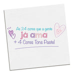 Lápis de Cor 24 Cores + 4 Pastel, Faber-Castell - CX 1 UN