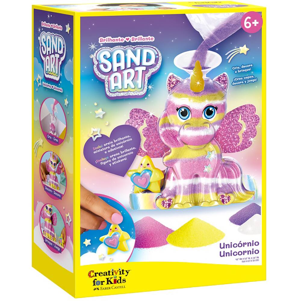 Brinquedo criativo CFK Areia Unicórnio  - CX 1 UN