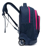 Kit Mochila Escolar De Rodinhas Juvenil Reforçada