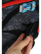 Mochila Juvenil Kit Lancheira Estojo Duplo Luxcel Hot Wheels