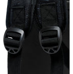 Mochila Escolar De Rodinhas Juvenil Resistente Notebook Cor Preto C Azul Desenho Do Tecido Liso